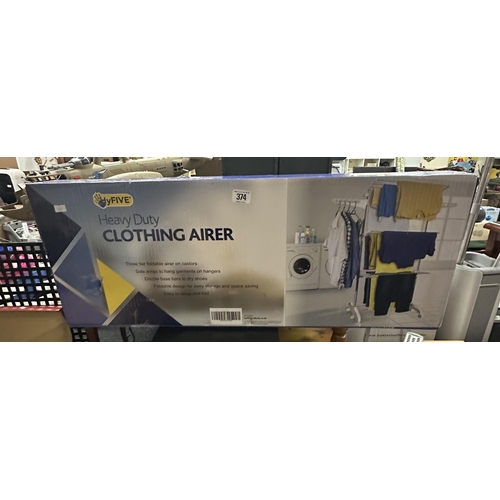 374 - HEAVY DUTY CLOTHING AIRER