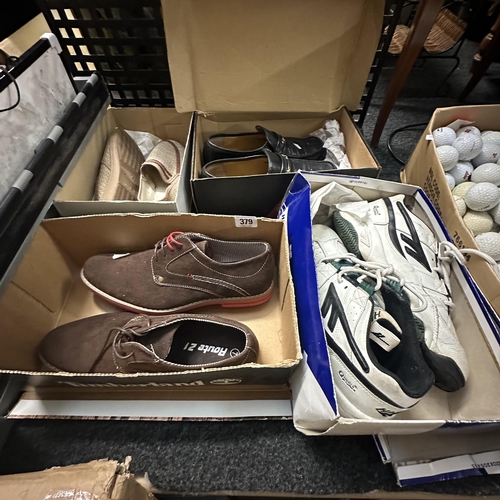 379 - SELECTION OF LIKE NEW SHOES