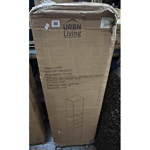 380 - URBN LIVING BATHROOM STORAGE UNIT IN GREY