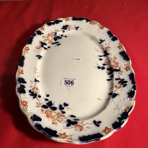 506 - ANTIQUE 1891-1935 S.HANCOCK & SONS PLATTER