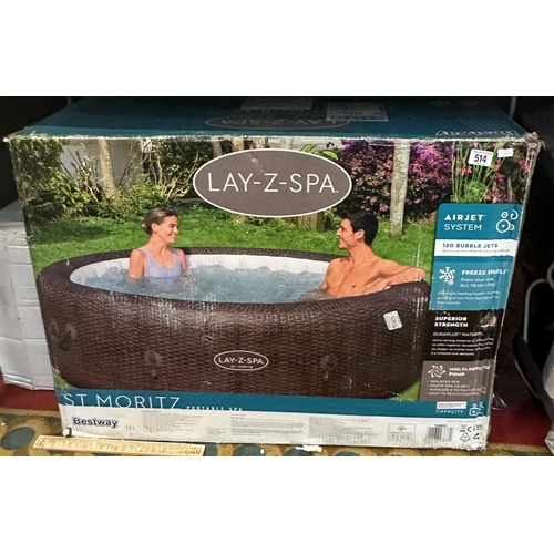 514 - LAY-Z-SPA “ ST MORITZ” PORTABLE SPA