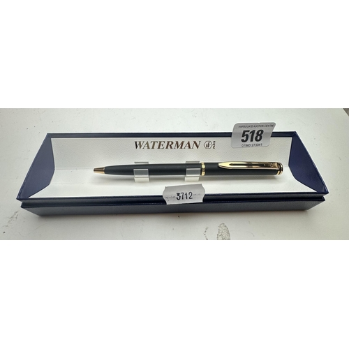 518 - WATERMAN BALLPOINT PEN IN ORIGINAL PRESENTATION BOX