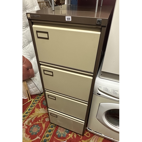 559 - VICARS TRIMLINE FILING CABINET