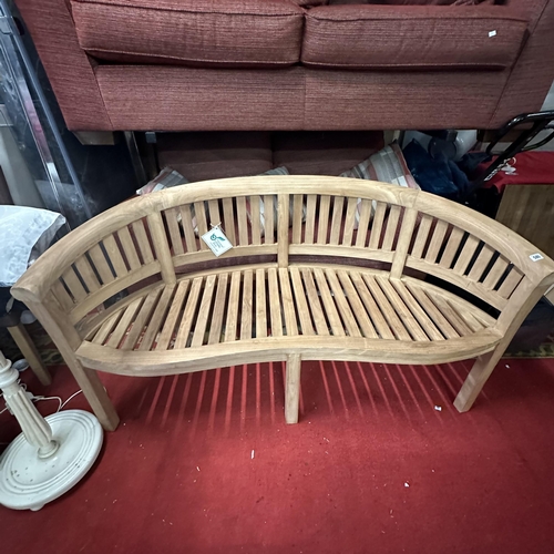 580 - BRAND NEW TEAK GARDEN BENCH