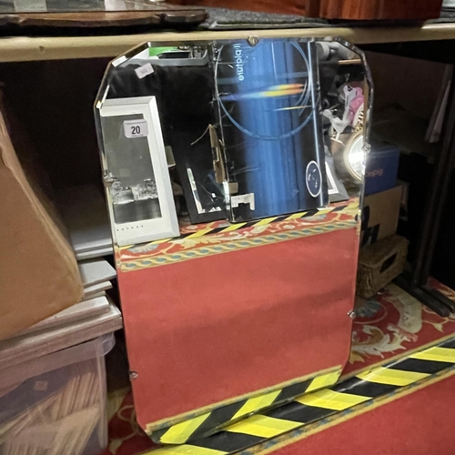 20 - VINTAGE BEVELLED GLASS MIRROR