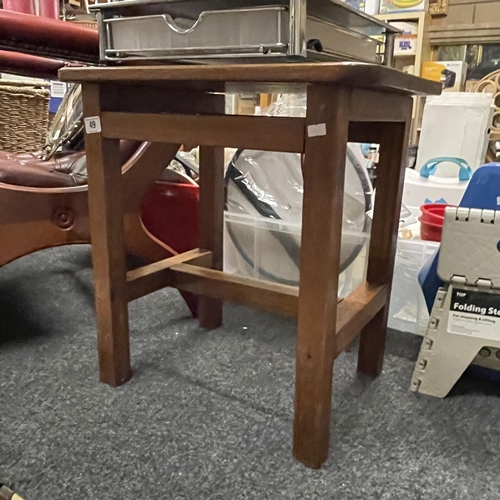 49 - TEAK SIDE TABLE