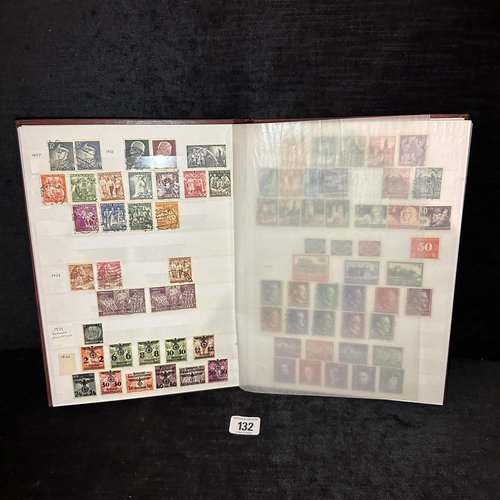 132 - LARGE STAMP COLLECTORS ALBUM CONTAINING POLISH STAMPS CONSISTING OF GERMAN OCCUPATION STAMPS FROM WW... 