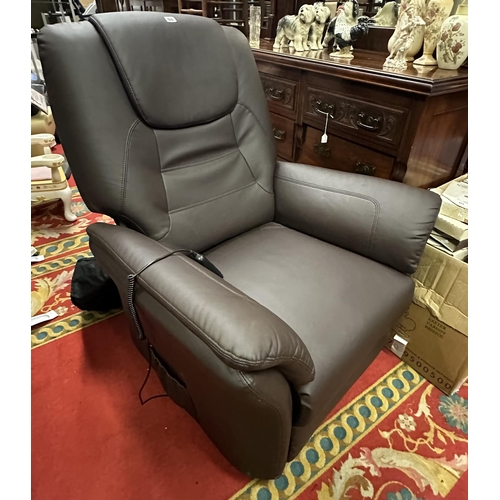 160 - AS BRAND NEW ELECTRIC RECLINING ARMCHAIR