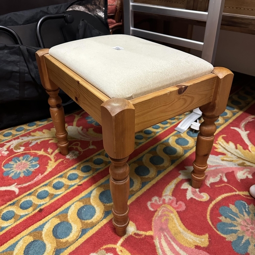 170 - PINE DRESSING TABLE STOOL