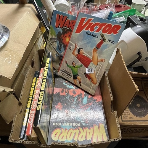 405 - LARGE SELECTION OF ‘VICTOR BOOKS FOR BOYS’