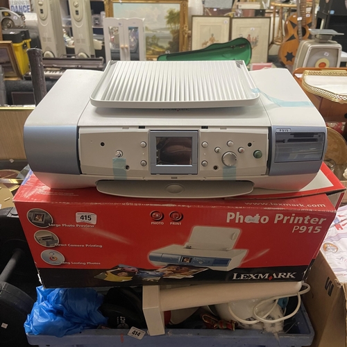 415 - LEXMARK PHOTO PRINTER