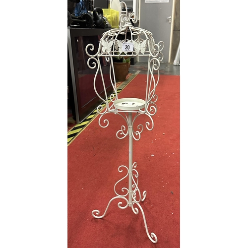 20 - WROUGHT IRON CANDLE HOLDER