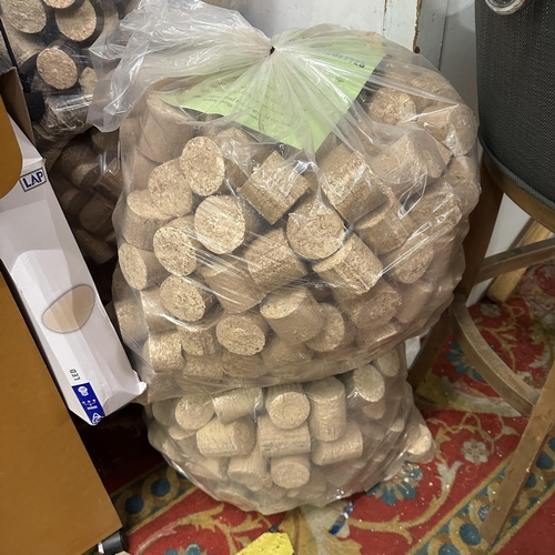 50 - TWO 30KG BAGS OF PINE MIX BRIQUETTES