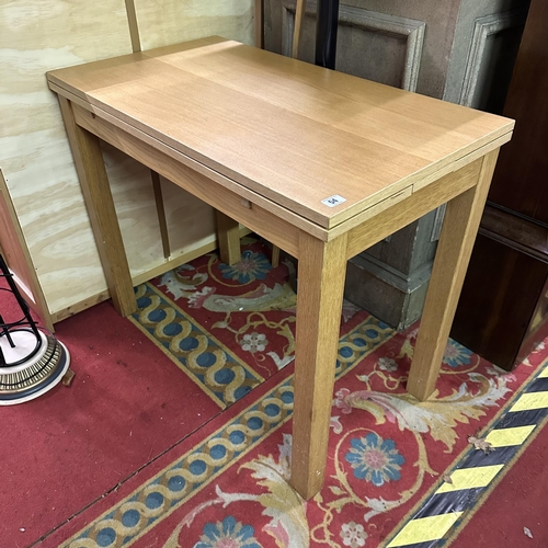 54 - OAK DRAW LEAF TABLE