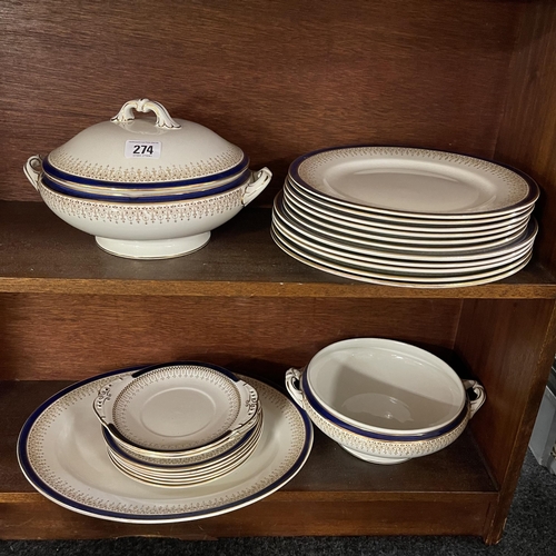 274 - WEDGWOOD & SONS DINNER SET