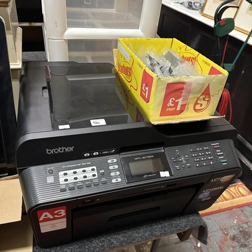 56 - BROTHER PROFESSIONAL SERIES MFC-J671DW PRINTER WITH A BOX OF CARTRIDGES