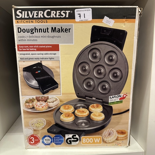 71 - SILVERCREST DOUGHNUT MAKER