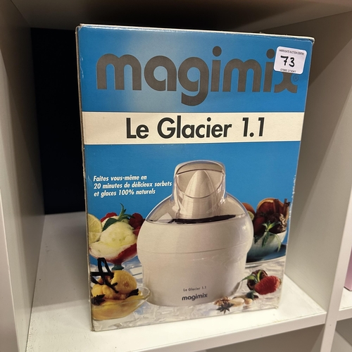 73 - MAGIMIX LE GLACIER 1.1 ICE CREAM MAKER