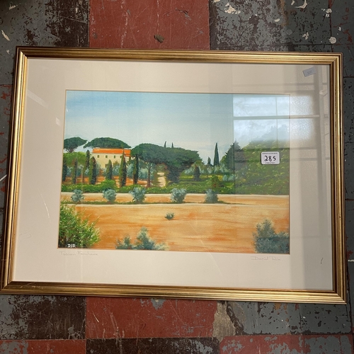 285 - “TUSCAN FARMHOUSE” BY DAVID RIX