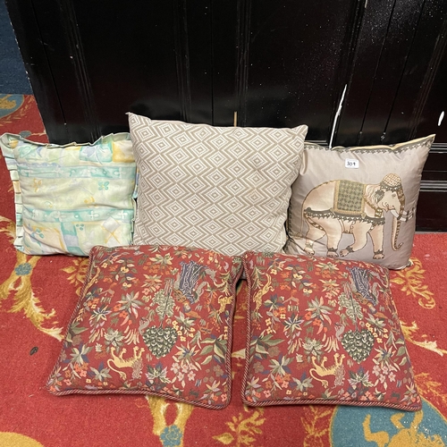 309 - SELECTION OF CUSHIONS