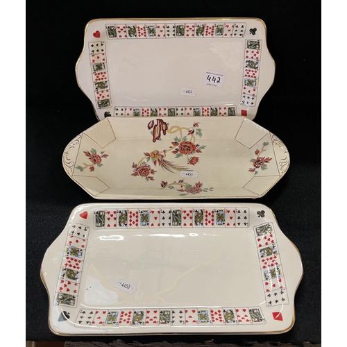 442 - DESIGNER BREAD AND BUTTER PLATES