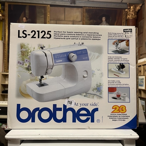 118 - BROTHER SEWING MACHINE