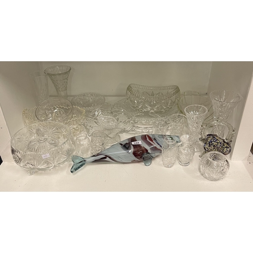 142 - GLASS AND CRYSTAL INCLUDING VENETIAN MURANO