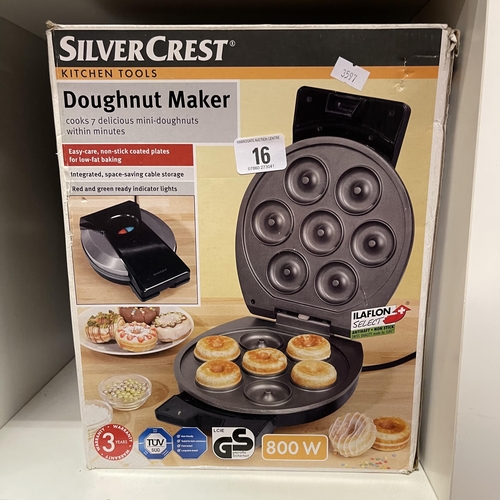 16 - SILVER CREST DOUGHNUT MAKER