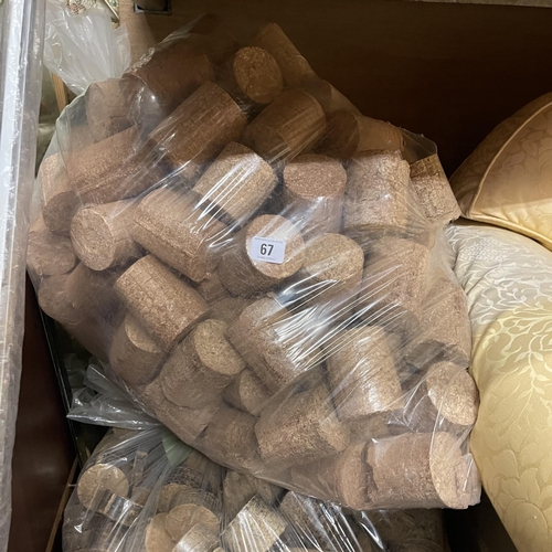 67 - 40KG BAG OF HARDWOOD BRIQUETTES