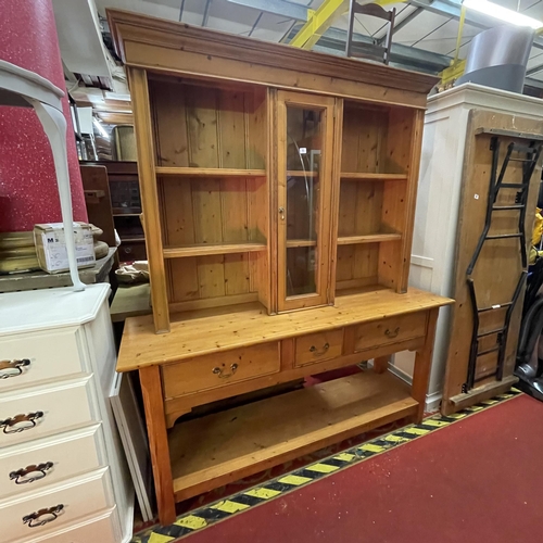 77 - LARGE PINE DRESSER