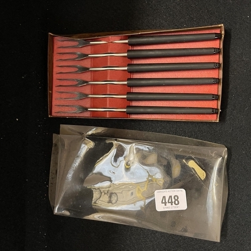 448 - VINTAGE PICKLING FORKS