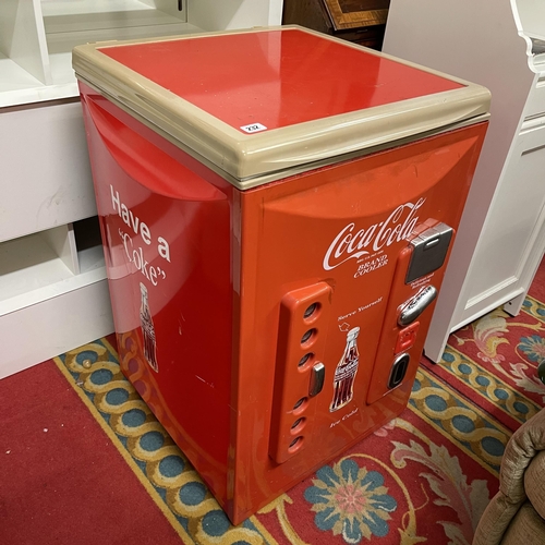 232 - COCA COLA CHEST FRIDGE