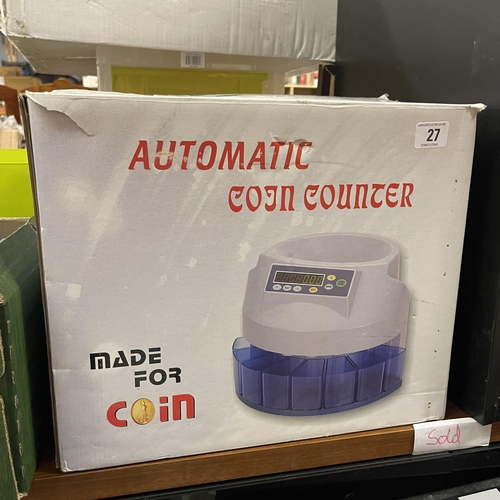 27 - AUTOMATIC COIN COUNTER