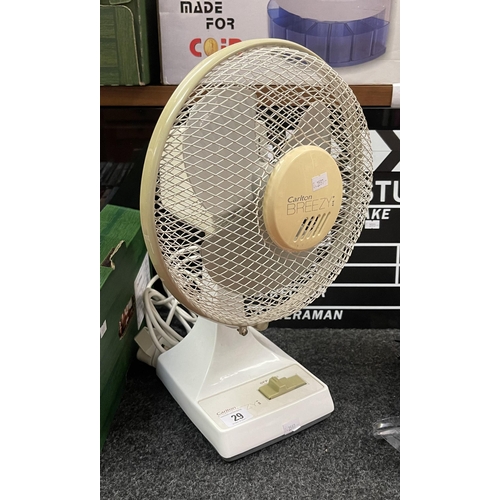 29 - CARLTON DESK FAN