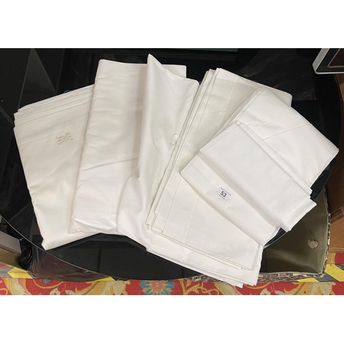 53 - LARGE SELECTION OF 'WOODS OF HARROGATE' QUALITY LINEN