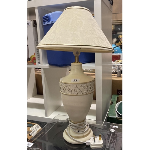 27 - DECORATIVE TABLE LAMP