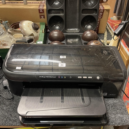 30 - HP OFFICE JET 7000 WIDE FORMAT PRINTER