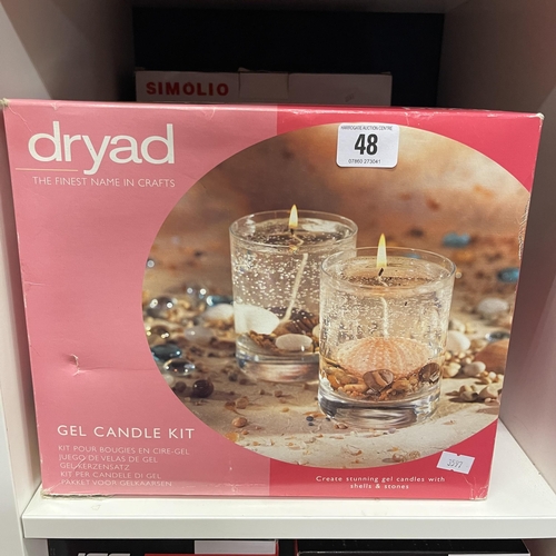 48 - DRYAD GEL CANDLE KIT