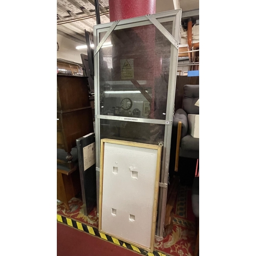 210 - LARGE ALUMINIUM DOOR