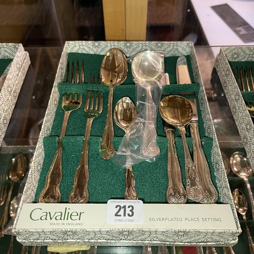 213 - CAVALIER CUTLERY SET