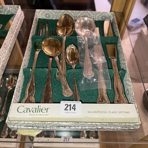 214 - CAVALIER CUTLERY SET