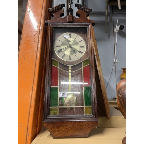 189 - WILLIAM DALE QUARTZ WALL CLOCK