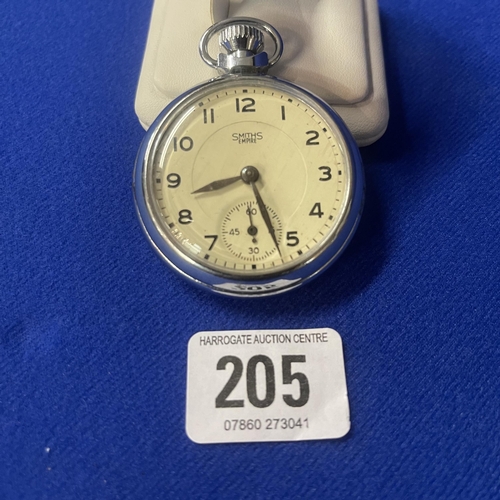 205 - SMITHS EMPIRE VINTAGE POCKET WATCH