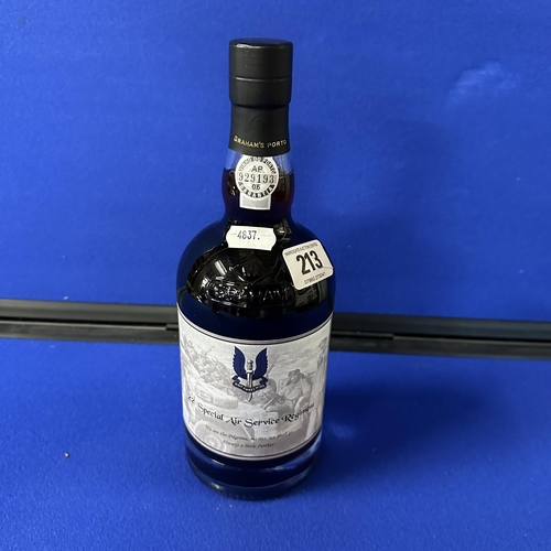 213 - GRAHAMS PORTO SAS 22 SPECIAL AIR SERVICE REGIMENT 10 YEARS AGED PORT