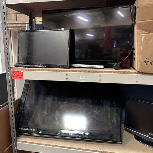 36 - SELECTION OF TVS (NEEDS ATTENTION)