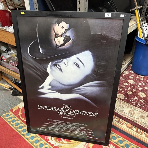 37 - FRAMED MOVIE POSTER