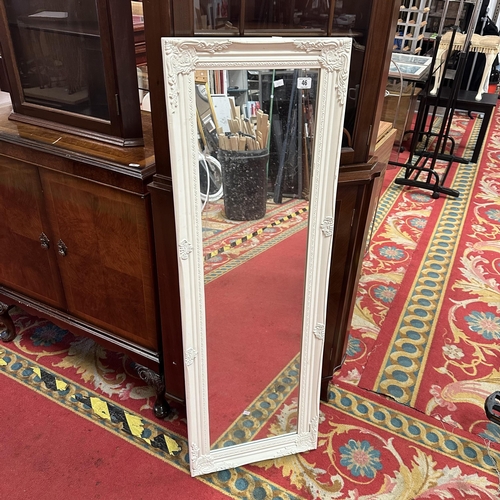 46 - ORNATELY FRAMED HALL MIRROR