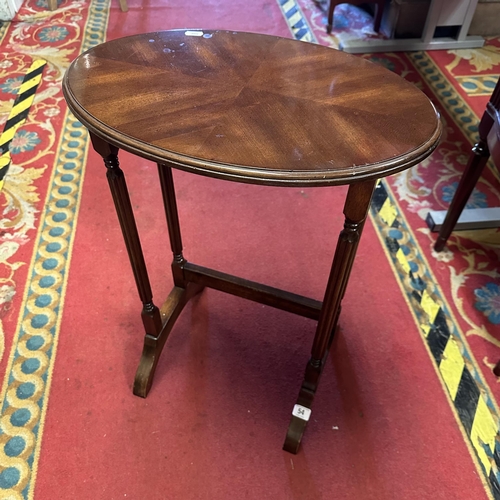 54 - MAHOGANY SIDE TABLE