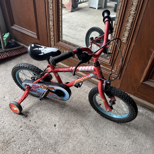 13 - APOLLO CHILD'S FIRST TRAINING BIKE WITH STABILISERS