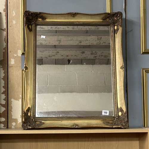 140 - GILT FRAMED MIRROR